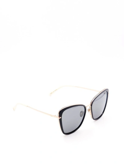 Pomellato Pm0082s Sunglasses In Black Gold Silver
