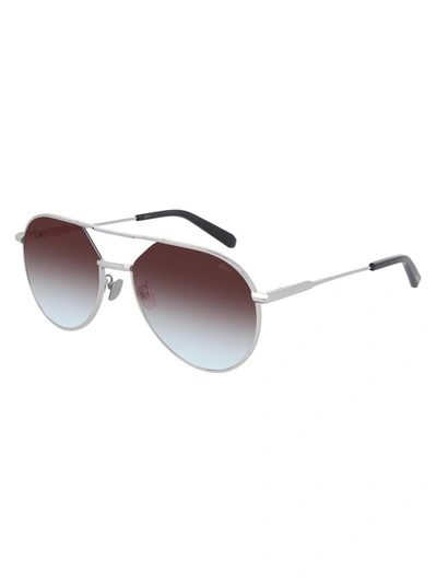 Brioni Br0066s Sunglasses In Silver Silver Red