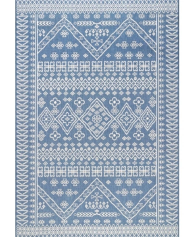 Nuloom Kandace Owdn24a Blue 5'3" X 7'6" Outdoor Area Rug