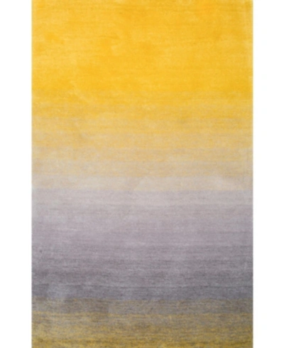 Nuloom Ombre Shag Hjos01a Yellow 4' X 6' Area Rug