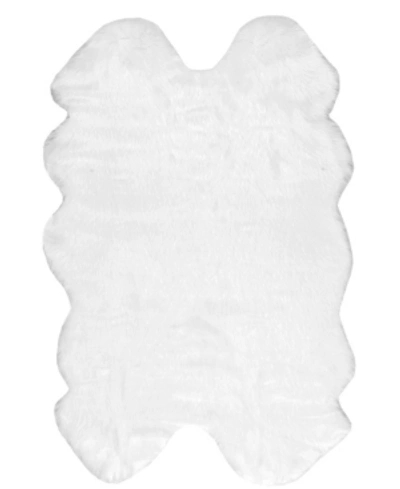 Nuloom Tianna Hjfl03a White 3'6" X 6' Area Rug In Silver