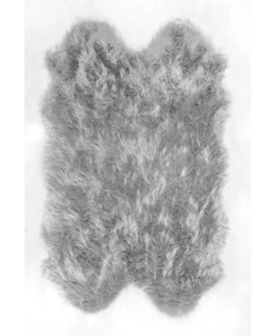 Nuloom Tianna Hjfl03c Silver 3'6" X 6' Area Rug