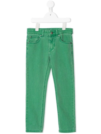 Stella Mccartney Kids' Slim-fit Jeans In Green
