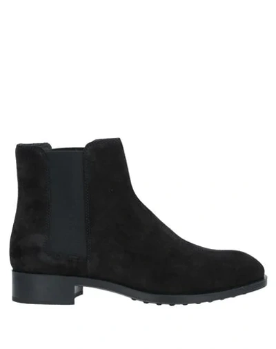 Tod's Ankle Boots In Black