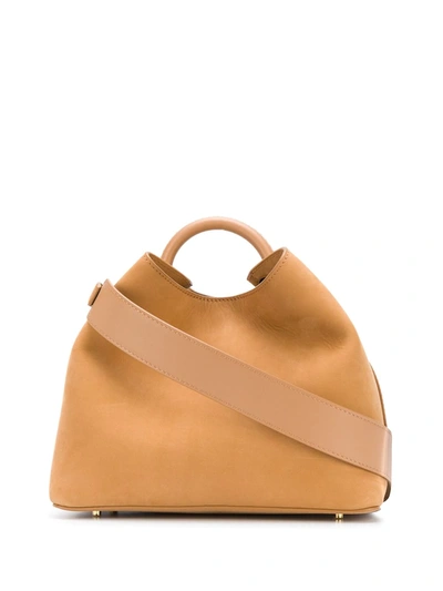 Elleme Raisin Shoulder Bag In Brown