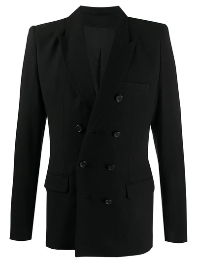 Ann Demeulemeester Double-breasted Blazer In Black