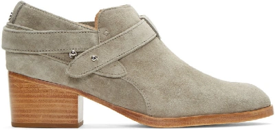 Rag & Bone Harley Suede Ankle Boots In Cement