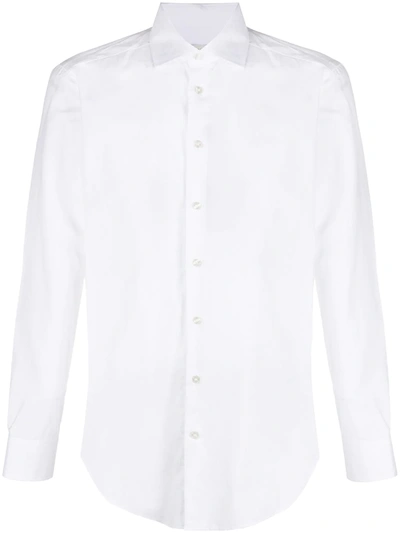 Etro Longsleeved Cotton Shirt In White
