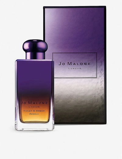 Jo Malone London Womens Violet & Amber Absolu Cologne 100ml