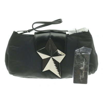 Pre-owned Mugler Cloth Handbag In Black