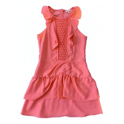 Pre-owned Maje Mini Dress In Pink