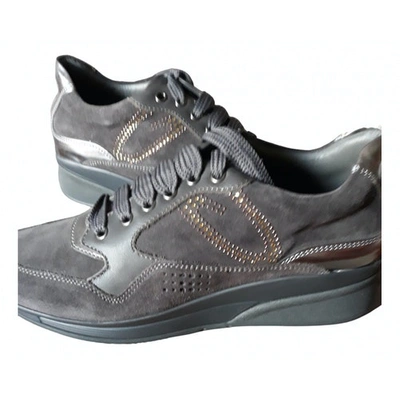 Pre-owned Alberto Guardiani Trainers In Grey