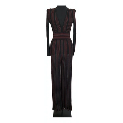 Pre-owned Balmain Black Jumpsuit