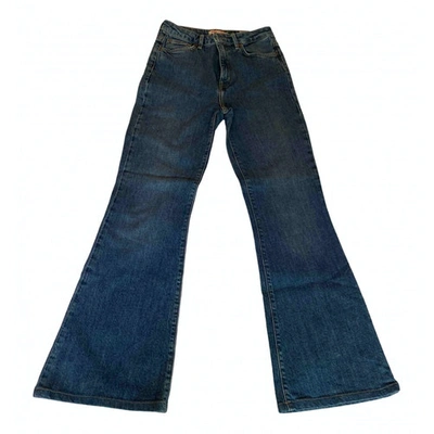 Pre-owned Tommy Hilfiger Blue Cotton - Elasthane Jeans