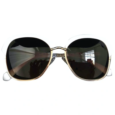 Pre-owned Balmain White Sunglasses