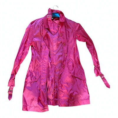 Pre-owned Aspesi Trench Coat In Pink