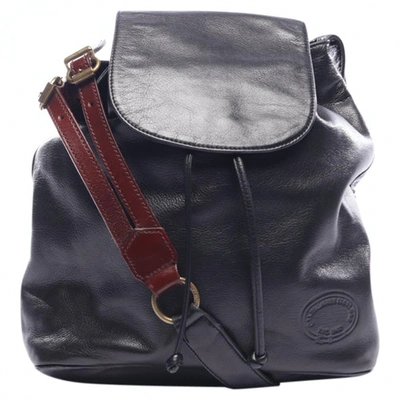 Pre-owned Polo Ralph Lauren Black Leather Handbag