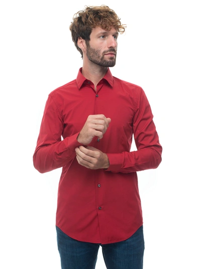 Hugo Boss Boss Dress Shirt Red  Man