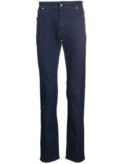 Etro High-rise Straight Leg Jeans In Blue