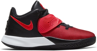 Pre-owned Nike Kyrie Flytrap 3 Black Red (gs) In Black/white-white-university Red