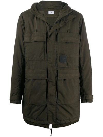 C.p. Company Urban Protection Parka In Green