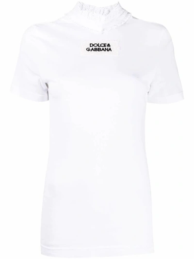 Dolce & Gabbana Dolce&amp;gabbana T-shirt In Bianco Ottico