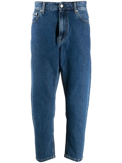 Calvin Klein Jeans Est.1978 Cropped Leg Jeans In Blue