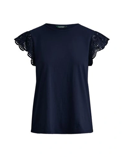 Lauren Ralph Lauren T-shirts In Dark Blue