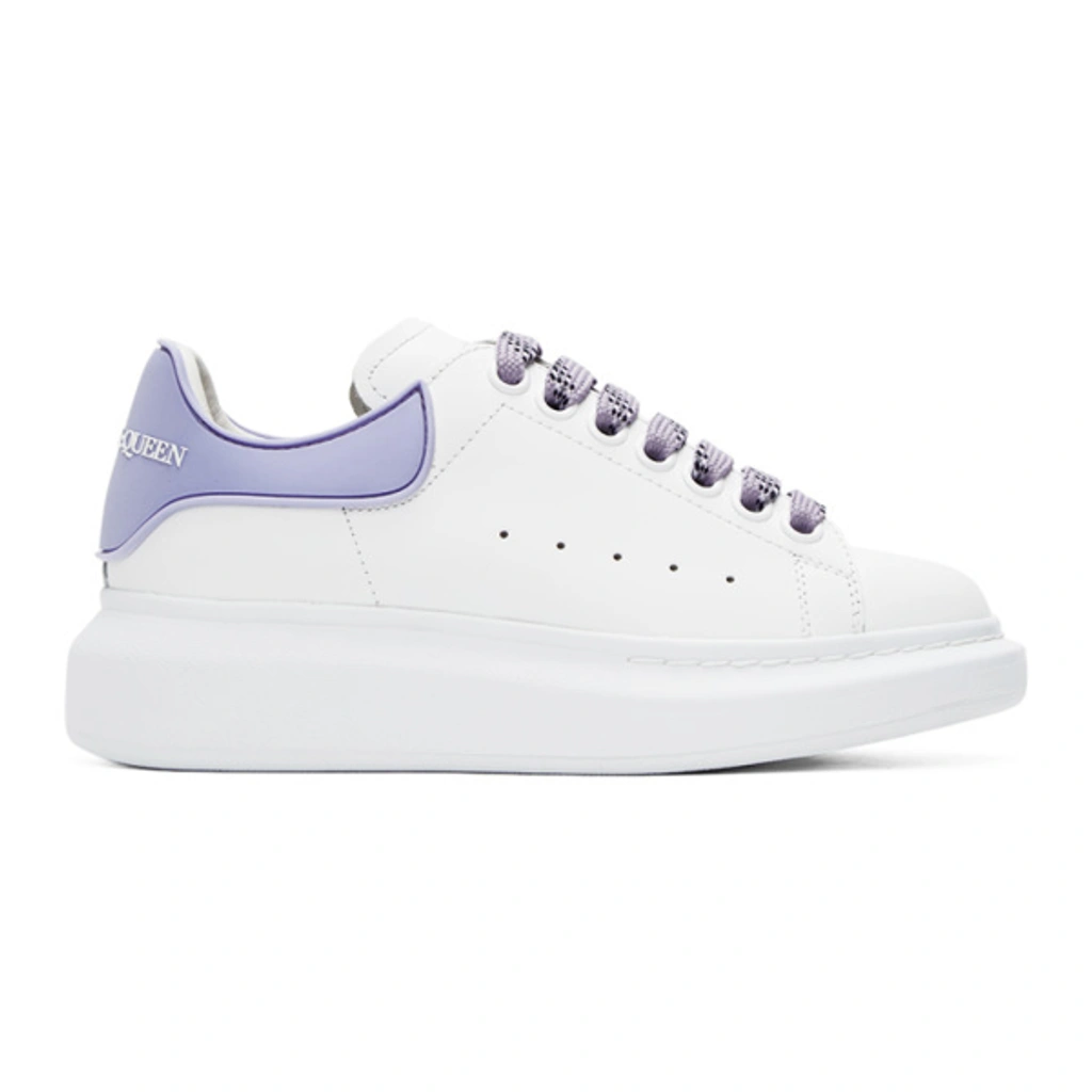 【送料&関税込】Alexander McQueen Lilac And White Tread Slic Alexander McQueen Oversized White And Lilac Size 10 | eBay