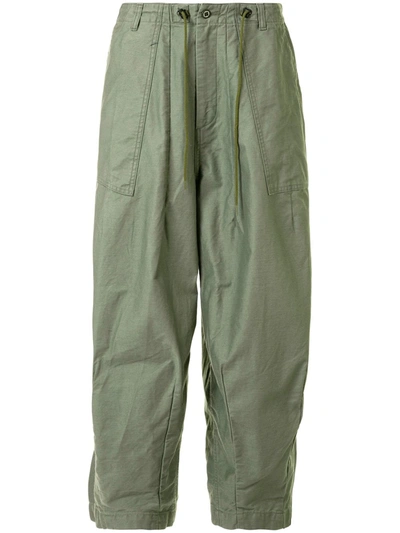 Needles Loose Fit Trousers In Green