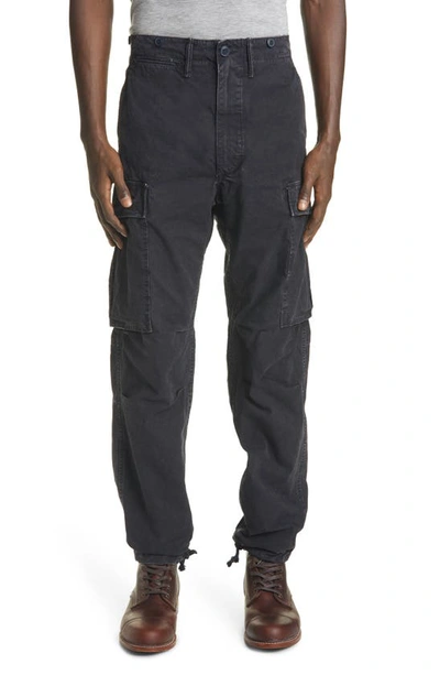 Rrl Surplus Cargo Pants In Black