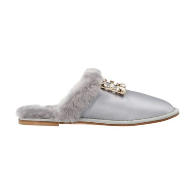 Roger Vivier Hotel Vivier Mules In L021 Grigio Lilac B201 Grigio