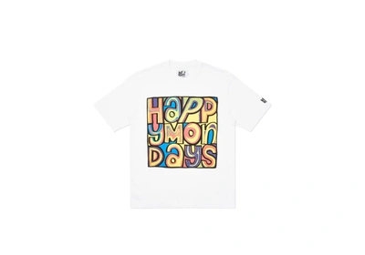 Pre-owned Palace  Happy Mondays Cover T-shirt White