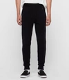 Allsaints Raven Cuffed Slim Sweatpants In Black