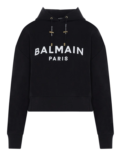 Balmain Women's Black Sweatshirt