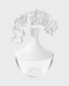 Lalique Orchidee Decanter, Numbered Edition In Clear