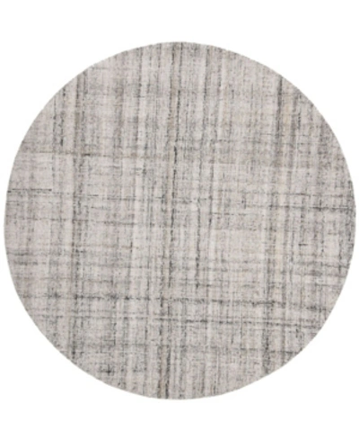 Safavieh Abstract 141 Collection Round Area Rug, 6' X 6' In Gray