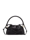 Yuzefi Women's Mini Bom Leather Shoulder Bag In Black