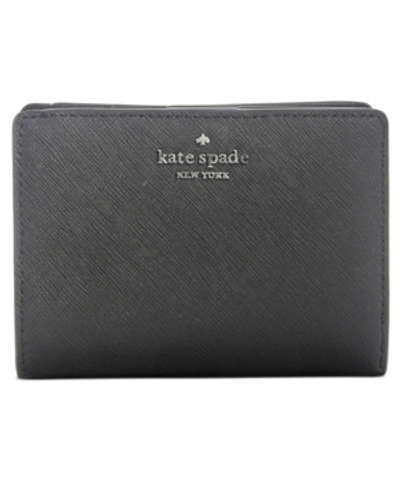 Kate Spade New York Newbury Lane Cara Bifold Wallet In Black