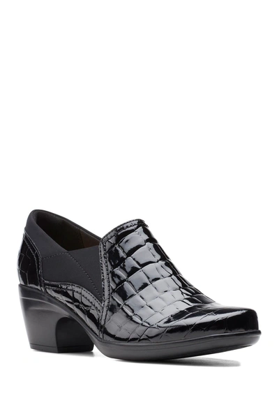 Clarks Collection Women's Emily Amelia Pumps Women's Shoes In Black Croc