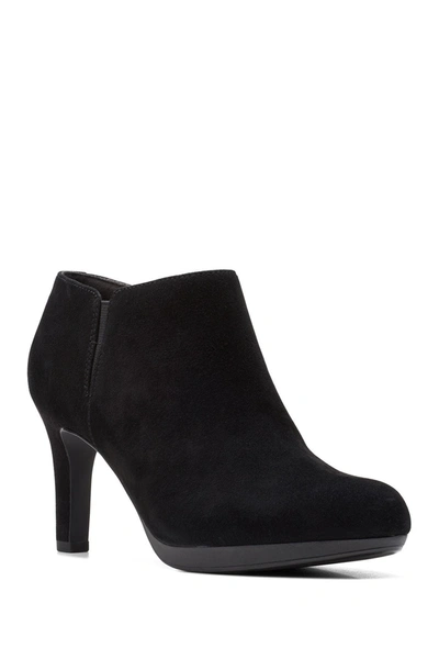 Clarks Collection Women's Adriel Lily Bootie Women's Shoes In Black Sde