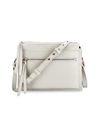 Gigi New York Whitney Leather Crossbody Bag In White