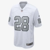 Nike Men's Nfl Las Vegas Raiders (josh Jacobs) Game Football Jersey In White