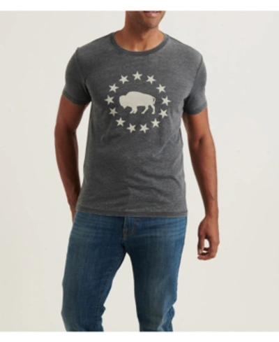 Lucky Brand Men's Buffalo Graphic Crewneck T-shirt In Jet Black