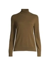 Lafayette 148 Lurex Cashmere Turtleneck In Ashwood