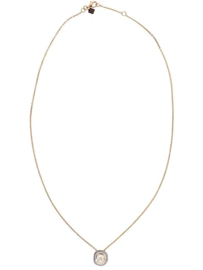 Selim Mouzannar 18kt Rose Gold Mina Enamel And Diamond Necklace