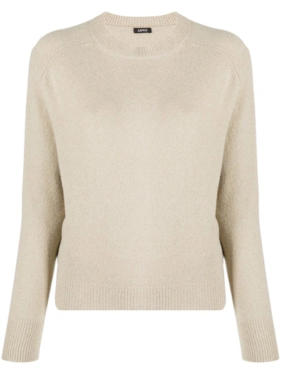 Aspesi Long-sleeve Jumper In Neutrals