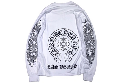 Pre-owned Chrome Hearts Las Vegas Exclusive L/s T-shirt White