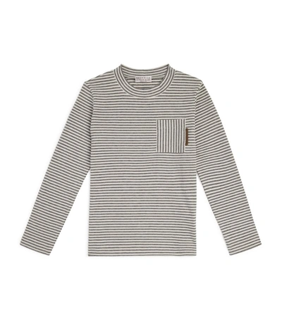 Brunello Cucinelli Striped Long-sleeved T-shirt (4-7 Years)