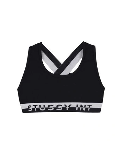 Stussy Sports Bras And Performance Tops In Black
